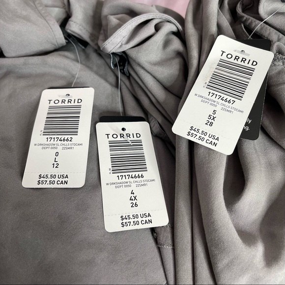 Torrid Studded Swing Cami Challis Dark Grey NWT - Picture 9 of 16